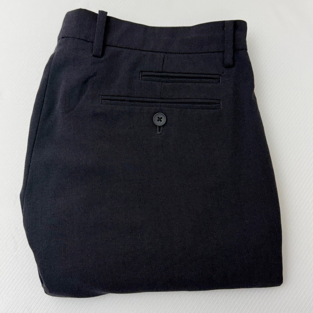 Ministry of Supply Kinetic Pants Mens 32 Slim Black Performance Stretch Chino